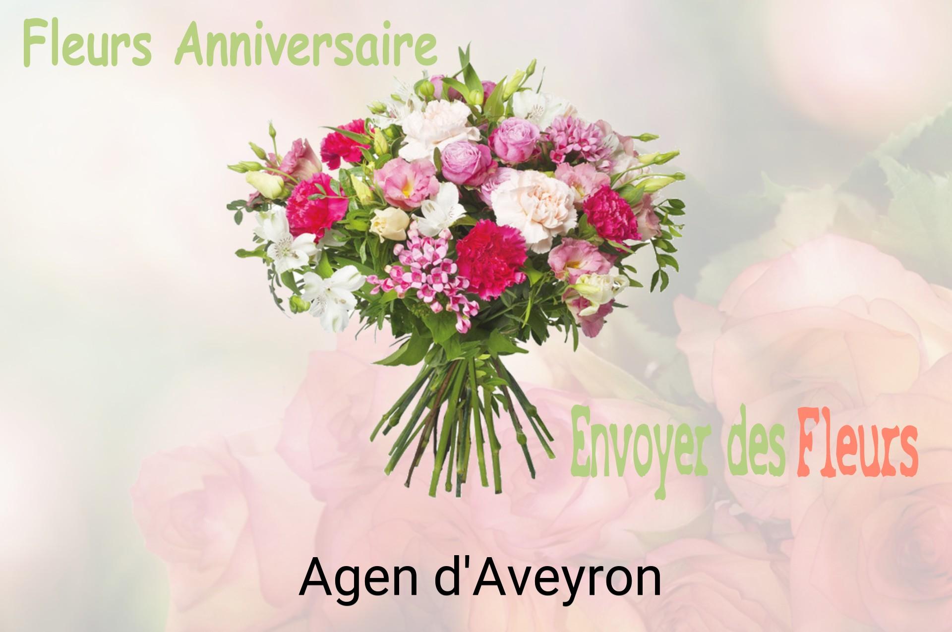 Bouquet de fleurs d’anniversaire livré à Agen-d'Aveyron