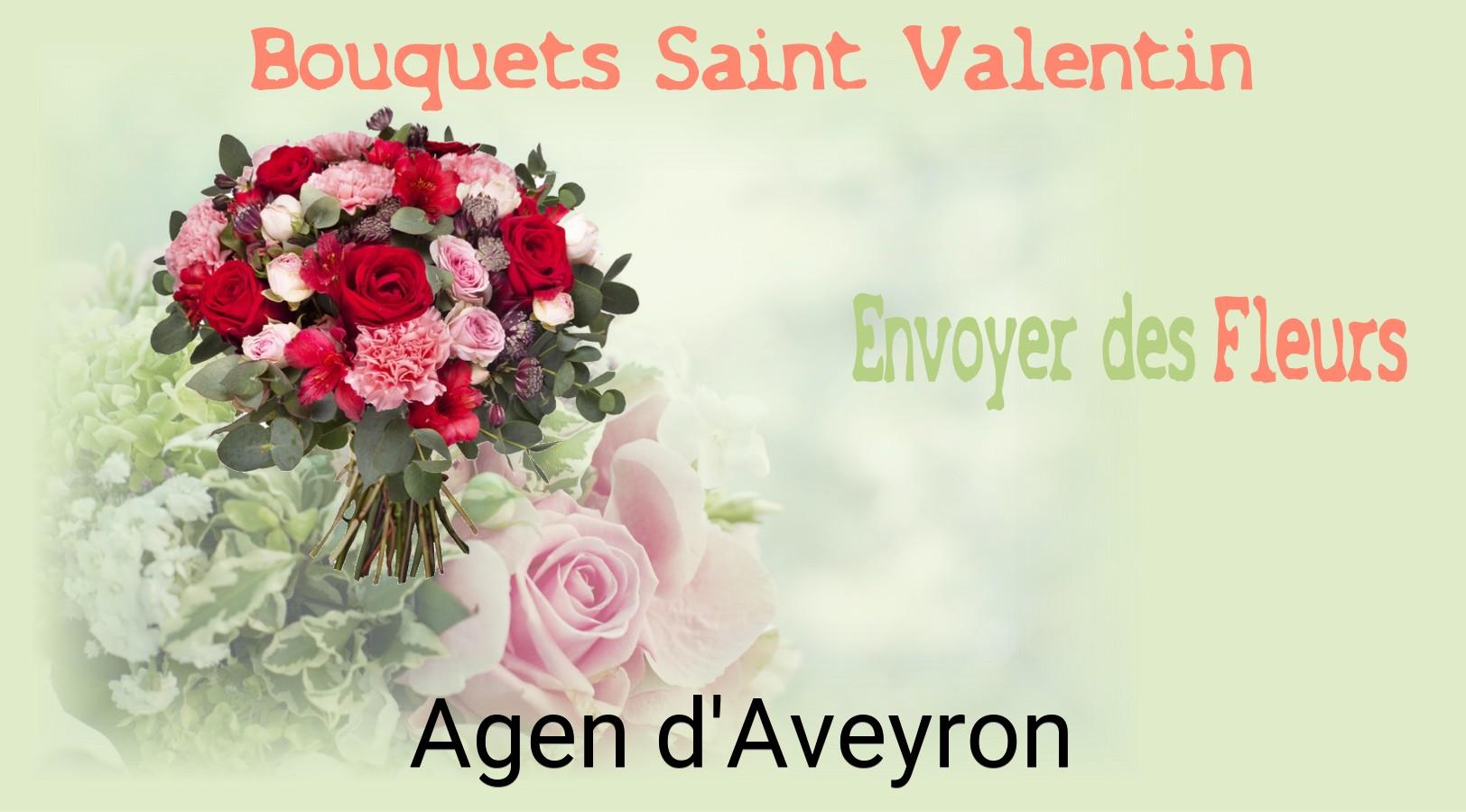 Roses de Saint-Valentin livrées à Agen-d'Aveyron